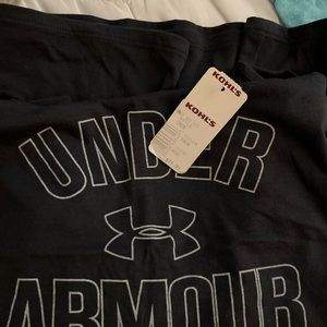 Under Armour workout tank, looks black but it’s dark blue